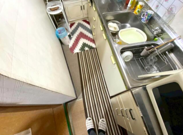 神戸市垂水区塩屋町、中古一戸建てのキッチン画像です