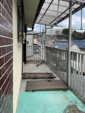 神戸市垂水区千代が丘、中古一戸建てのバルコニー画像です