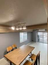 神戸市垂水区上高丸、マンションの居間画像です