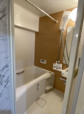 神戸市垂水区上高丸、マンションの風呂画像です