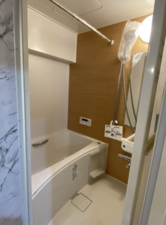 神戸市垂水区上高丸、マンションの風呂画像です