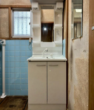 神戸市垂水区清水が丘、土地の洗面画像です