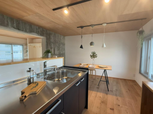 神戸市垂水区狩口台、マンションのキッチン画像です