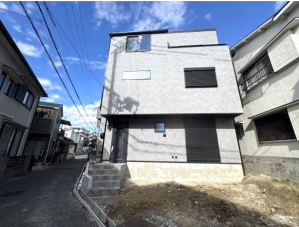 神戸市垂水区山手、新築一戸建ての外観画像です