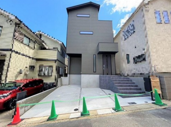 神戸市垂水区舞子台、新築一戸建ての外観画像です