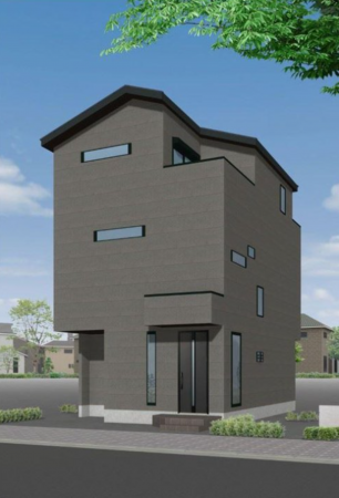 神戸市垂水区舞子台、新築一戸建ての外観画像です