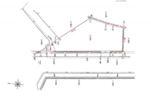 神戸市垂水区東舞子町、土地の間取り画像です