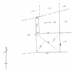 神戸市垂水区東垂水町、土地の間取り画像です