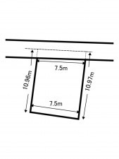 神戸市垂水区星が丘、土地の間取り画像です