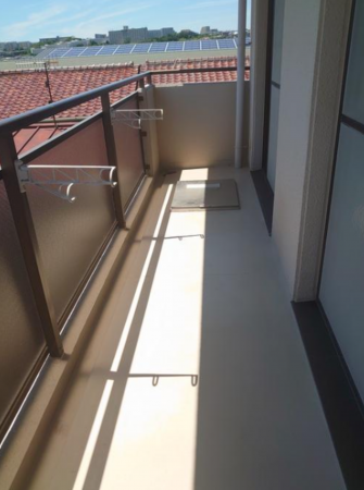 神戸市垂水区東垂水、収益物件/マンションのバルコニー画像です