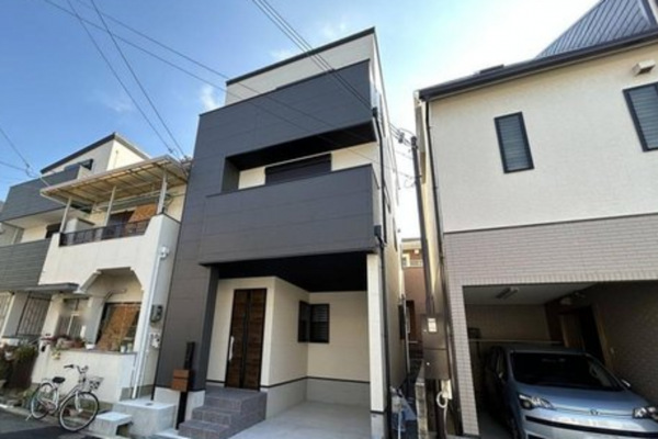 神戸市垂水区西舞子、新築一戸建ての外観画像です