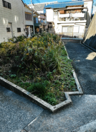 神戸市垂水区五色山、土地の前面道路を含む現地写真画像です