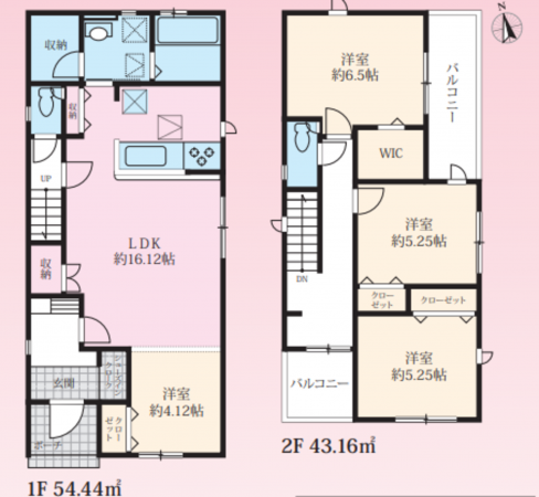 神戸市垂水区上高丸、土地の間取り画像です
