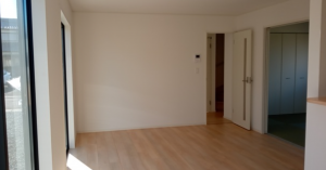 神戸市垂水区上高丸、新築一戸建ての居間画像です