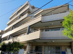 神戸市垂水区瑞ケ丘、マンションの外観画像です