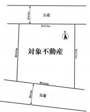 神戸市垂水区霞ケ丘、土地の間取り画像です