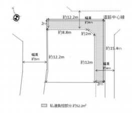 神戸市垂水区西舞子、土地の間取り画像です