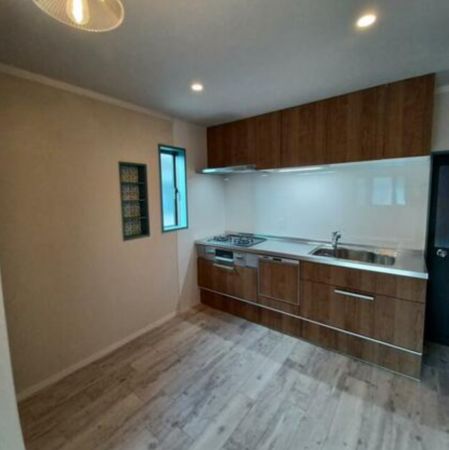 神戸市垂水区福田、中古一戸建てのキッチン画像です