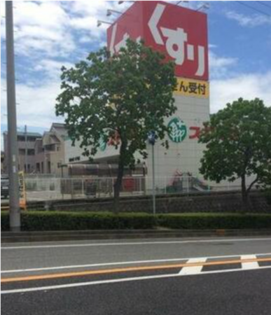 神戸市垂水区福田、中古一戸建てのドラッグストア画像です