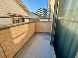 神戸市垂水区北舞子、中古一戸建てのバルコニー画像です