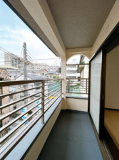 神戸市垂水区千代が丘、中古一戸建てのバルコニー画像です