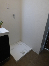 神戸市垂水区舞子坂、中古一戸建ての洗面画像です