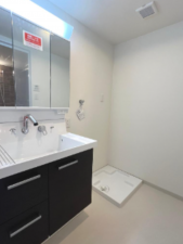 神戸市垂水区星が丘、マンションの洗面画像です