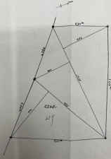 神戸市垂水区星が丘、土地の間取り画像です