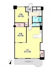 神戸市垂水区塩屋町、収益物件/マンションの間取り画像です