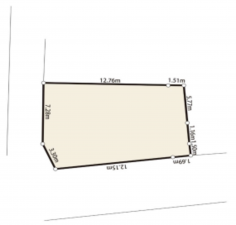 神戸市垂水区西舞子、土地の間取り画像です