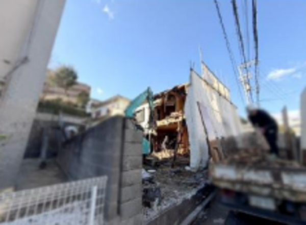 神戸市垂水区旭が丘、土地の外観画像です