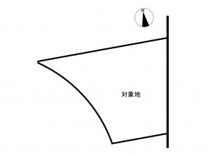 神戸市垂水区千鳥が丘、土地の間取り画像です