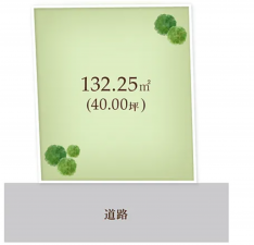 神戸市垂水区美山台、土地の間取り画像です