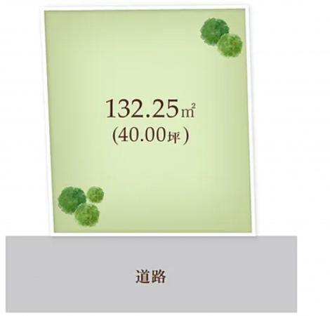 神戸市垂水区美山台、土地の間取り画像です