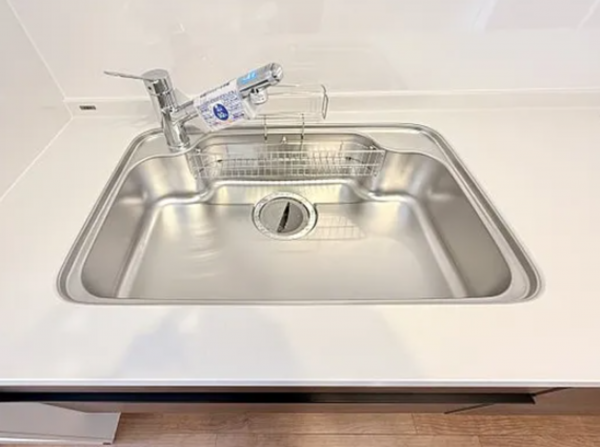 神戸市垂水区星陵台、マンションのキッチン画像です