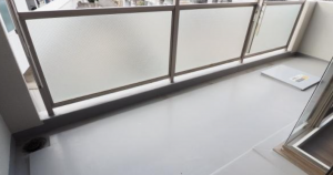 神戸市垂水区星が丘、マンションのバルコニー画像です