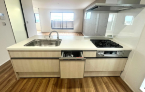 神戸市垂水区霞ケ丘、新築一戸建てのキッチン画像です