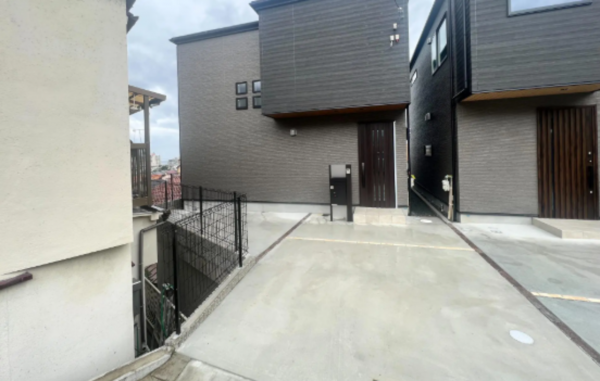 神戸市垂水区霞ケ丘、新築一戸建ての外観画像です