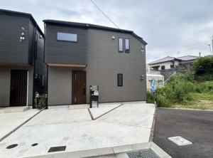 神戸市垂水区霞ケ丘、新築一戸建ての外観画像です