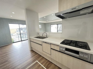 神戸市垂水区霞ケ丘、新築一戸建てのキッチン画像です