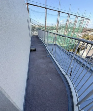 神戸市垂水区清水が丘、マンションのバルコニー画像です