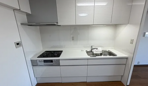 神戸市垂水区清水が丘、マンションのキッチン画像です