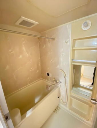 神戸市垂水区千代が丘、マンションの風呂画像です