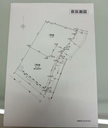 神戸市垂水区舞子台、土地の間取り画像です
