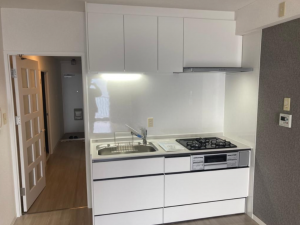 神戸市垂水区狩口台、マンションのキッチン画像です