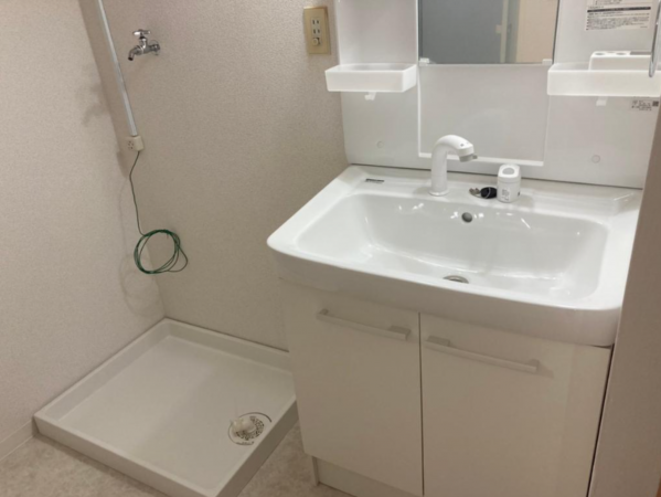 神戸市垂水区狩口台、マンションの洗面画像です