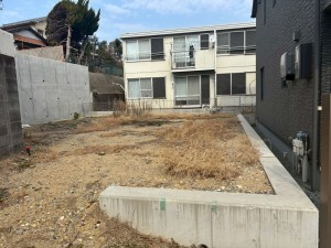 神戸市垂水区歌敷山、土地の画像です