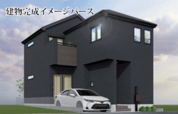 神戸市垂水区千代が丘、新築一戸建ての完成予想図（外観）画像です