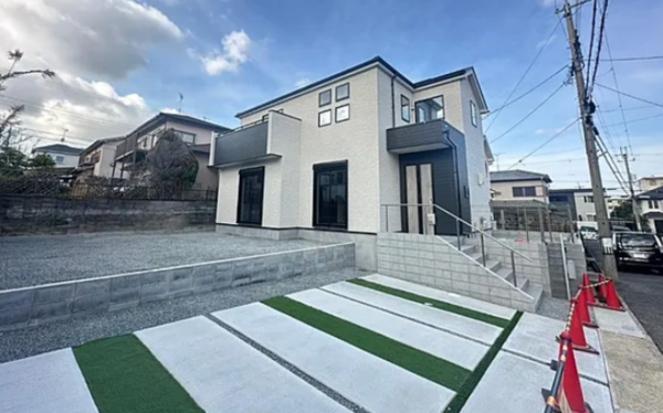 神戸市垂水区千代が丘、新築一戸建ての外観画像です