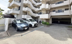 神戸市垂水区美山台、マンションの駐車場画像です